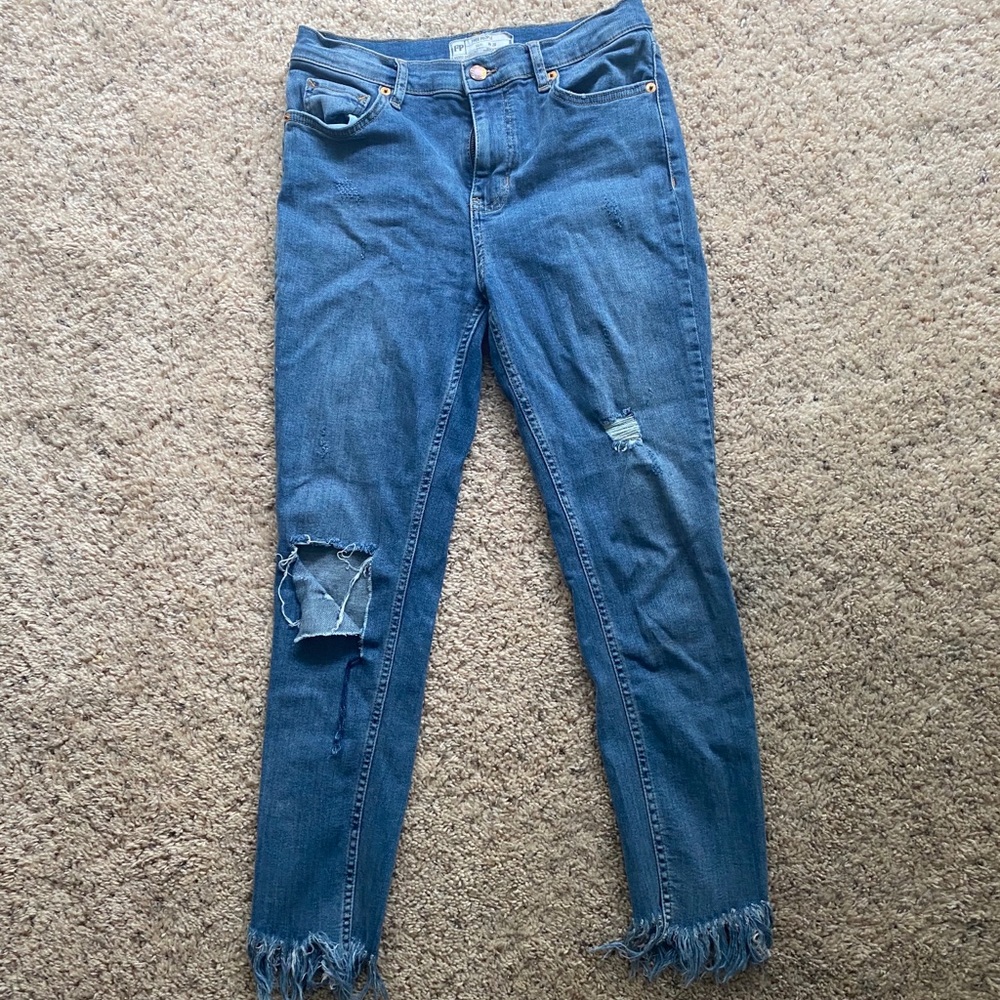 Free People Frayed Jeans